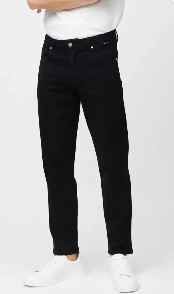 Jet Black Jeans Narrow fit for Men