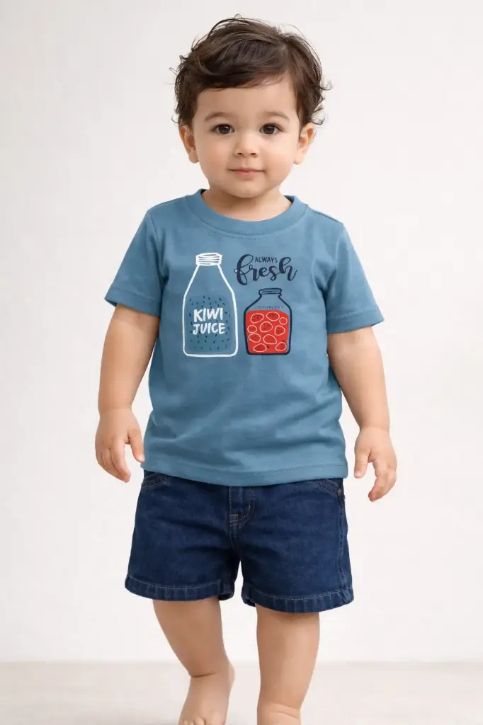 Classic Fresh Tee & Shorts S-19 K2526A012 (Maroon, 14)